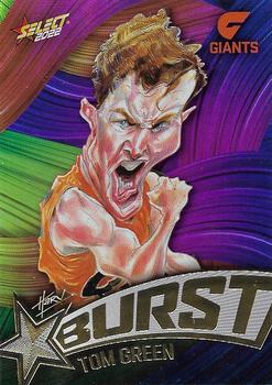 2022 Select AFL Footy Stars - Starburst Caricature - Paint #SBP29 Tom Green Front
